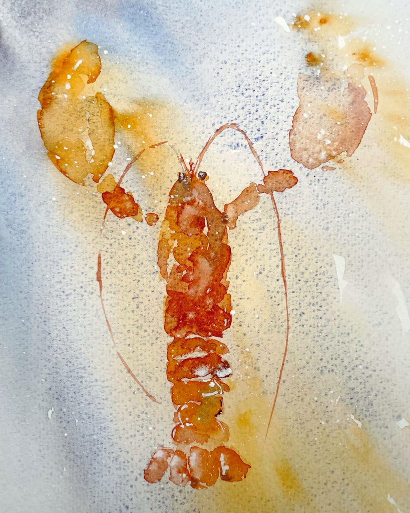 OCT 5th - Inspired by the Sea – Watercolour Workshops, North Berwick (Luminous Lobsters & Crustaceans)