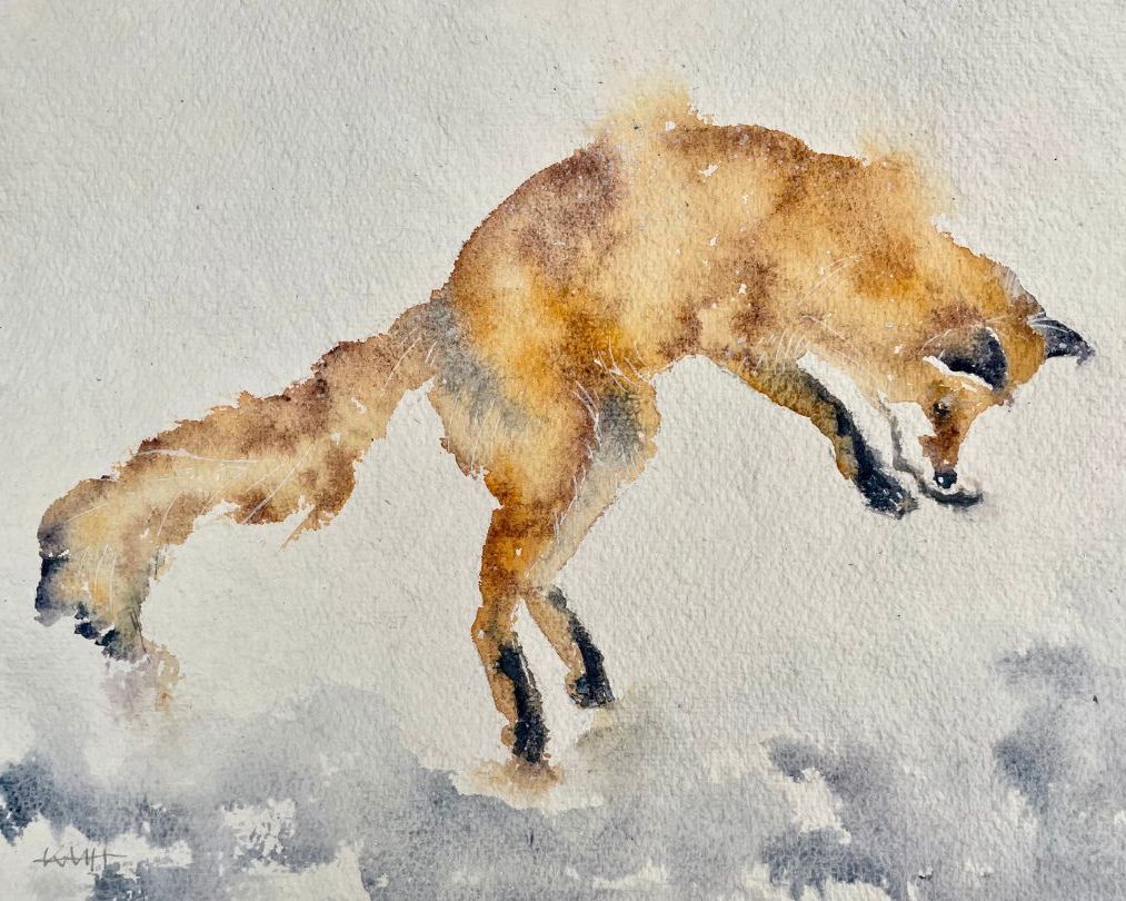 Autumn Watercolour Specials: Woodland Creatures, Gullane (Roe Deer, Fox, Robin - Sept/Oct/Nov 2023) - Watercolour Workshops
