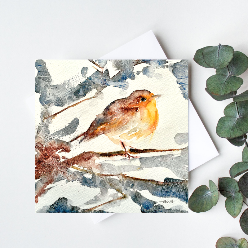 Set of 6 Greeting Cards - Winter Woodland