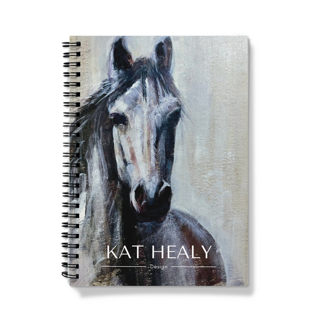 Silver Thoroughbred - Notebook Notebook