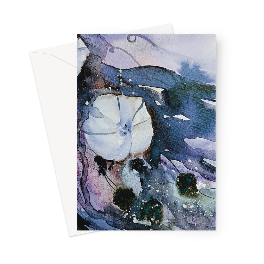Bindweed Lilac Greeting Card